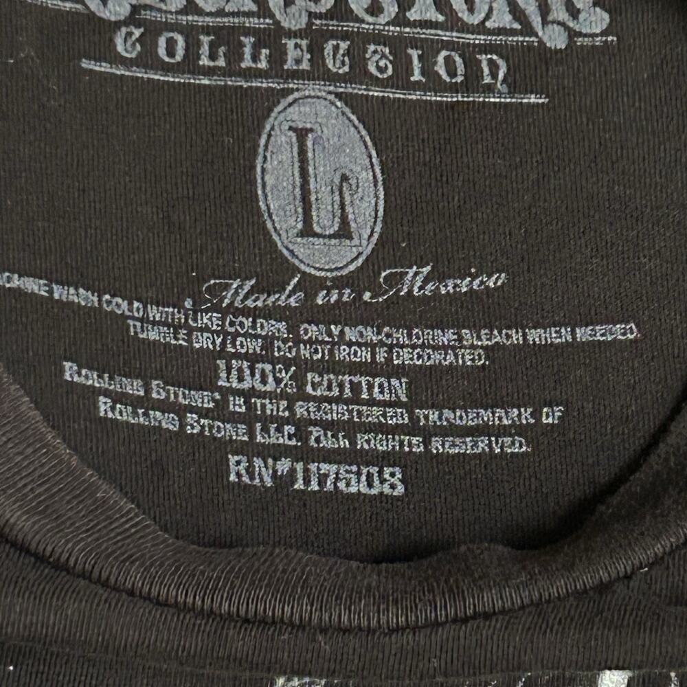 Rolling Stone Collection Mens Collection Graphic T-Shirt Black Guitar Crew Sz. L - Picture 3 of 15